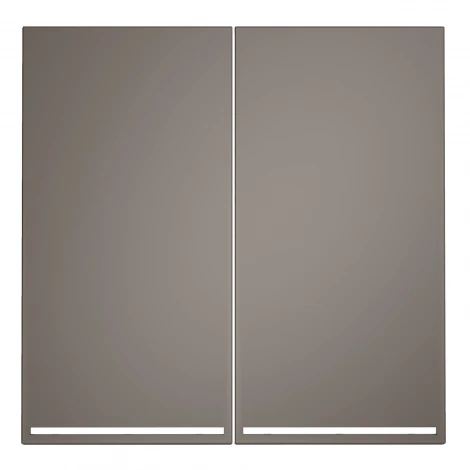 Клавиши для выключателя/переключателя двухклавишного с подсветкой (капучино) Voltum S70 VLS000414