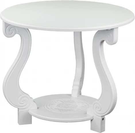 Стол журнальный Грация (М) ЛАЙТ белый от фабрики Mebelik