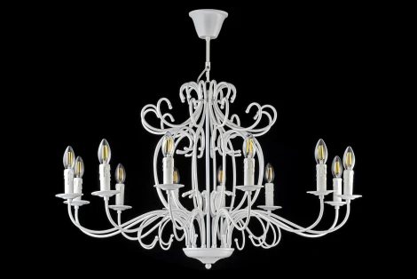 Подвесная люстра Arti Lampadari Amaro E 1.1.12 W (220V, на цепи, подсвечник, свеча)