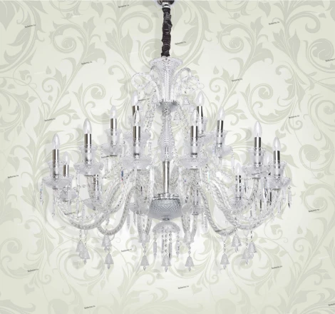 Подвесная люстра Chiaro Барселона 313012418 (220V, на цепи, подсвечник, свеча)