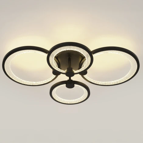 Потолочная люстра на штанге светодиодная с пультом ЭРА Odry CLL-1-78-RC BK