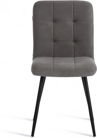 Стул обеденный Medeo Tetchair (Флок/Серый,Черный) арт.24352