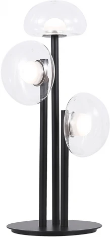 Настольная лампа Crystal Lux BOSQUE LG3 BLACK/TRANSPARENT (LED, 220V, выключатель)