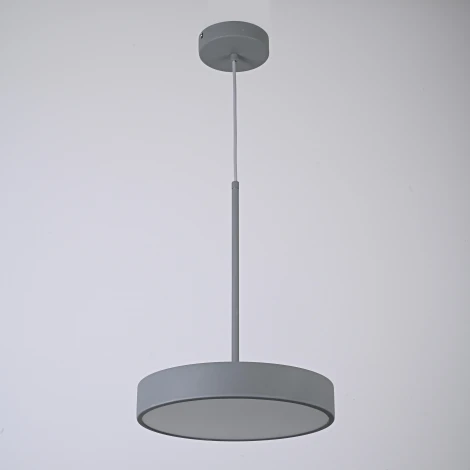 Подвесной светильник Wi-Fi Turna One D30 Gray By By ImperiumLoft Turna-One01 (LED, 220V, голосовое управление, умный дом - Алиса, на проводе, круглые)