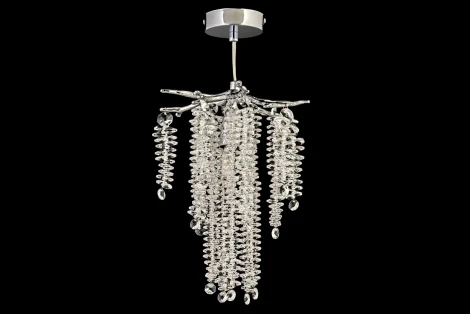 Подвесная люстра хрустальная Dio D'Arte Tavenna Nickel H 1.5.21.100 N (220V, на тросе)