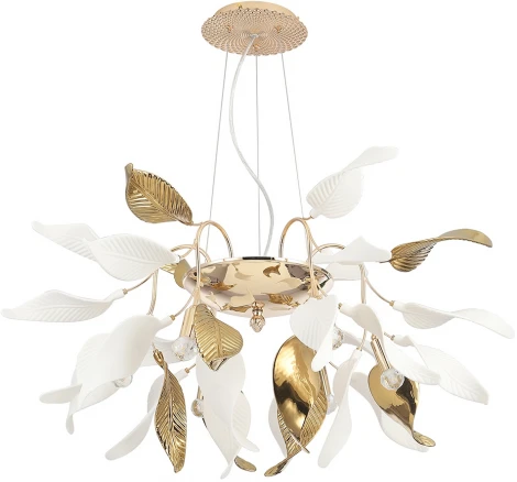 Подвесная люстра Crystal Lux STEFANIA SP6R (220V, на тросе, листья)