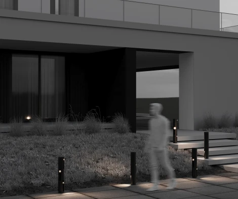 Наземный уличный светильник Maytoni Cave O468FL-L9B3K (LED, 220V, круглые, IP65)