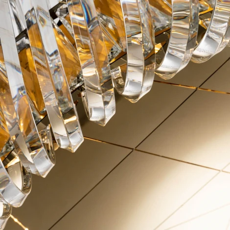 Подвесная люстра Divinare Megan 7568/18 LM-12 (220V, на тросе, круглые, кольцо)