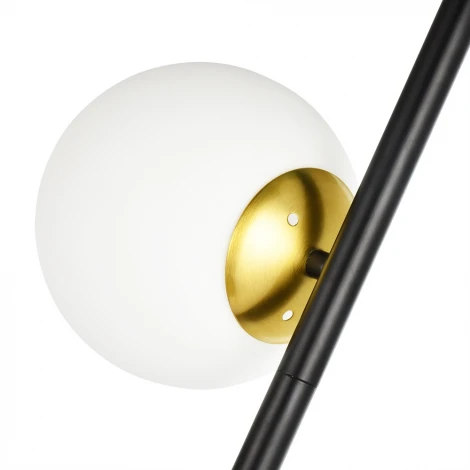 Торшер Arte Lamp Alcor A2224PN-2BK (220V, выключатель, шарики)