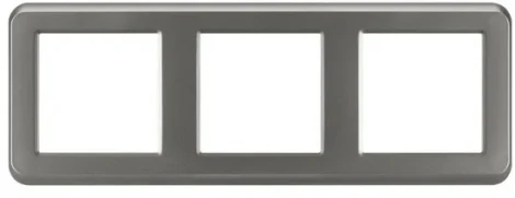 Рамка пластиковая FRM-VERSA-PL-3-GR (Arlight) 043785