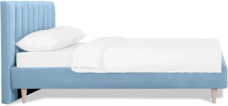 Кровать Queen II Sofia L 1600 ОГОГО (арт.577456), (Ткань/Голубой)