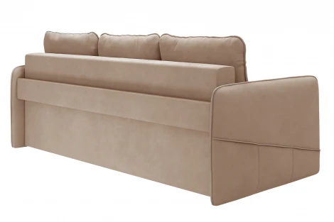 Диван тканевый прямой бежевый D1 Слим AAA4008021 Velutto 18