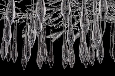 Потолочная люстра хрустальная на штанге Dio D`arte Tavenna Nickel Tavenna H 1.3.100.108 N (220V)