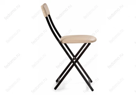 Стул Woodville на металлокаркасе Elevis ваниль крап / темный мусс 454005