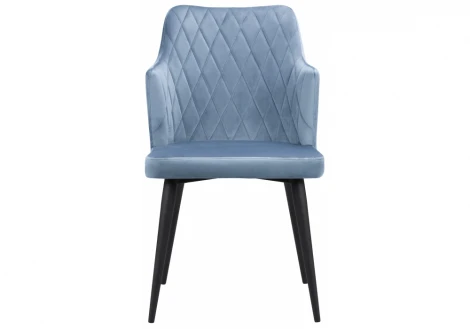 Стул Woodville на металлокаркасе Velen light blue 15026