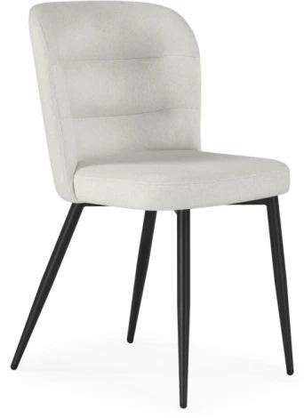Стул на металлокаркасе Woodville Kilian light beige / black арт.15845