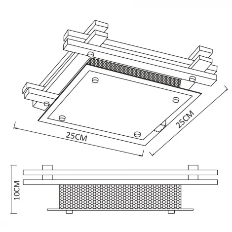 Потолочная люстра Arte Lamp Archimede A6463PL-1BR