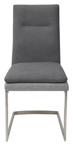 Обеденный стул M-City MALI GREY, экокожа + ткань