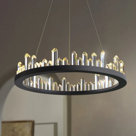 Подвесной светильник (люстра) Quartz D90 ImperiumLoft Quartz (101946-26) (LED, 220V, на тросе)