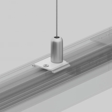 Крепление для троса 1шт Gravity белый (магнитный) Maytoni Technical TRA004HP-21W (48V)