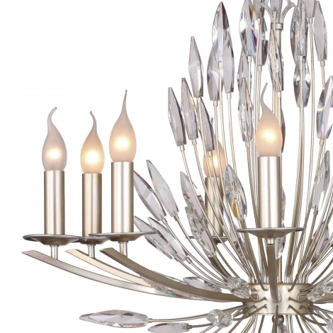 Подвесная люстра Favourite Feerie 1932-9P (220V, хрусталь, на цепи, подсвечник, свеча)