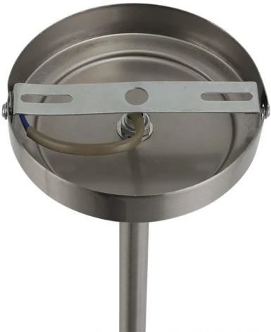 Потолочная люстра на штанге 8274/7 никель/белый/серый, металл/керамика/ткань Е14 7*40W 220V