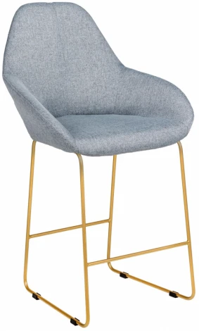 Стул полубар R-Home Kent Грей/Линк Золото