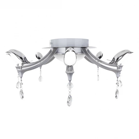 Потолочная люстра IDLamp Uccelli 385/8PF-LEDSilver