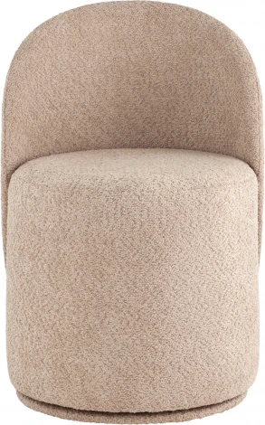Пуф Loreen вращающийся букле капучино Stool Group (арт.УТ000039105)
