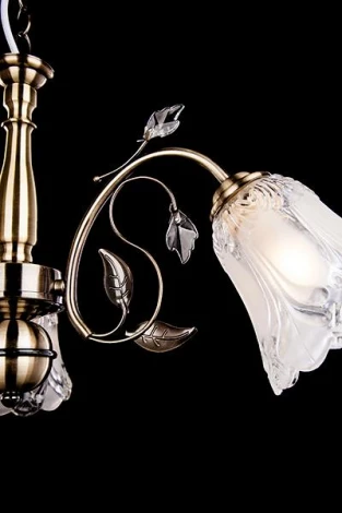 Подвесная люстра Eurosvet 30009 30009/3 античная бронза