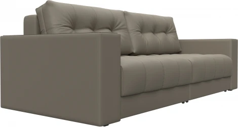 Диван прямой с декором Лига-049 НПБ Лига Диванов (Экокожа) арт.128398