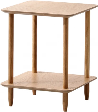 Журнальный столик Stool Group Stiff 40*40 светлое дерево УТ000036023