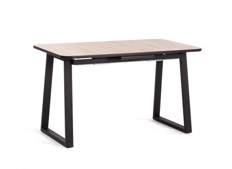 Стол MALTIDO ЛДСП/HPL/металл, 130 х 75+30 75 см, Дуб Вотан/чёрный Tetchair 19745