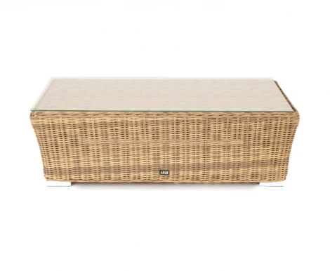 Журнальный столик из искусственного ротанга, цвет соломенный 4SIS Капучино YH-S4133W