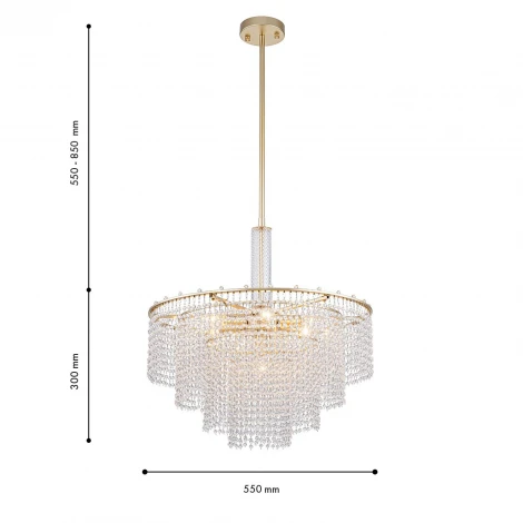 Потолочная люстра на штанге Favourite Fringe 4762-7P