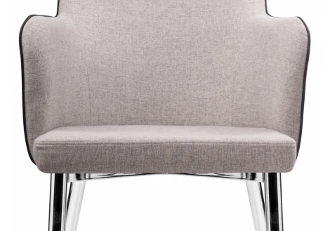 Обеденный стул на металлокаркасе Woodville Benza beige fabric 11196