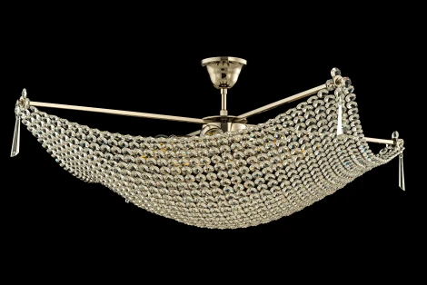 Потолочная люстра Arti Lampadari Roma E 1.3.80.501 N (220V, хрусталь)