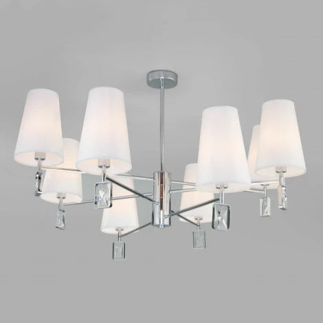 Потолочная люстра на штанге Milazzo 60137/8 Eurosvet хром (220V)