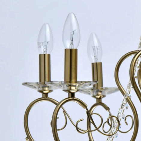 Подвесная люстра MW-Light Селена 482016408 (220V, подвески, на цепи, свеча)