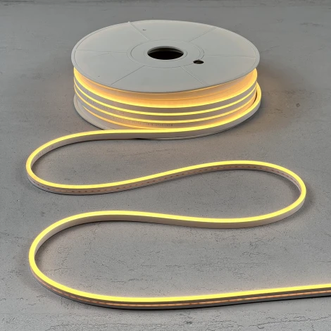 Односторонний Гибкий Неон 8х16мм Тепло-Белый 12В, IP65 Laitcom FR-23511