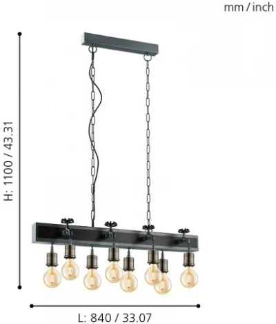 Подвесной светильник Eglo Goldcliff 49099