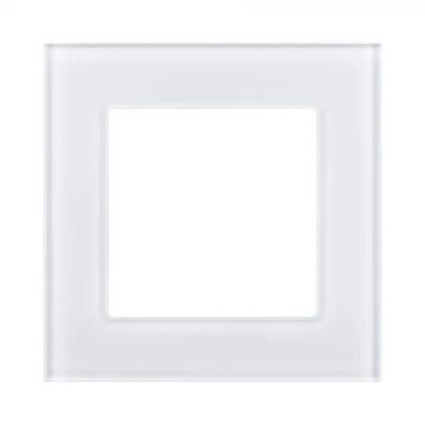 Рамка 1-постовая стекло белый Kollinger Asthetik AS1WH