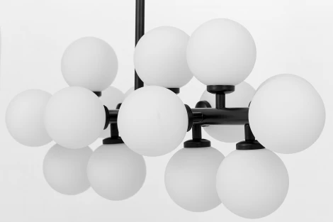 Потолочная люстра на штанге Lumina Deco Marsiada LDP 6033-16 BK