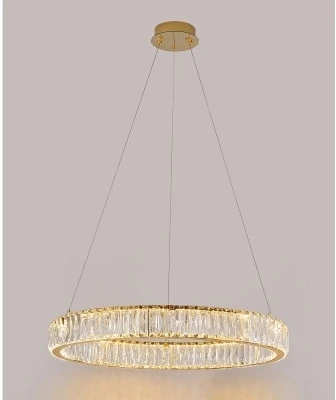 Подвесной светильник Newport 8240 8240/60 gold (LED, 220V, хрусталь, на тросе, кольцо)