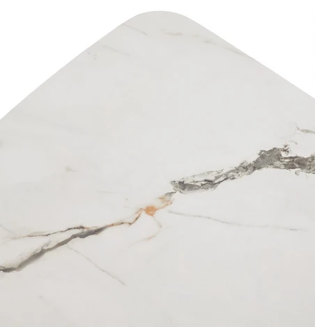 Стол ПАЛАСИО (PALACIO) 180 цвет KL-188 Контрастный мрамор матовый, итал керамика/ ШАМПАНЬ, ®DISAUR M-City 64341