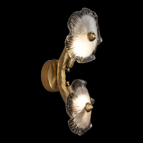 Настенный светильник Loft It Bloom 10352/2W AB (220V, цветы, ветки)