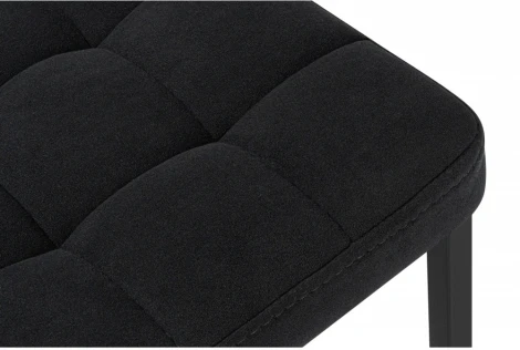 Барный стул Woodville Лофт (Металл, Велюр/Черный) арт.614949