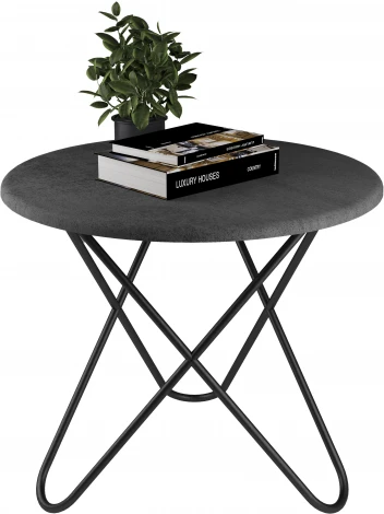 Стол журнальный BeautyStyle 20 серый бетон/черный от фабрики Mebelik