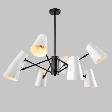 Потолочная люстра на штанге Imex MD.23670-8-P-BK