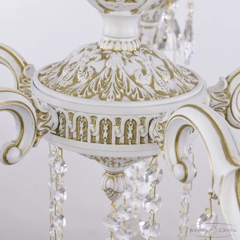 Подвесная люстра Bohemia AL7801 AL78101/5/175 B WMG (220V, хрусталь, свеча)